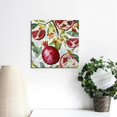 thumbnail image 4 of Chilfamy Pomegranate Leaves Wall Decor Canvas Art Ready to Hang 12x12in, 4 of 6