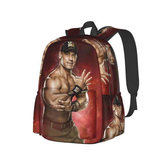 Unisex John Cena (26) Backpack High Quality Lightweight Large Capacity Bookbag Schoolbag Daypack Backpacks Shoulder Bag