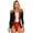 Black, variant on Circus Ringmaster Bodysuit for Women Carnival Long Sleeve Sparkly Sequins Tailcoat Jacket Black S