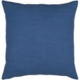 thumbnail image 3 of Lachen Woven Modern Pillow Cover in Dark Blue, Cream, 3 of 4