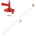 thumbnail image 2 of Outil de Débroussaillage de Drain en Acier Inoxydable de 7,6 M, Rouge, 2 of 7