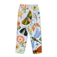thumbnail image 5 of Xecao Insects and Flowers Women's Straight Lounge Pajama Pants: The Epitome of Relaxed Sleepwear, 5 of 9