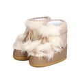 thumbnail image 5 of New Women Indulge Bunny-1 Mixed Media Pom Pom Lace Up Platform Snow Boot, 5 of 6