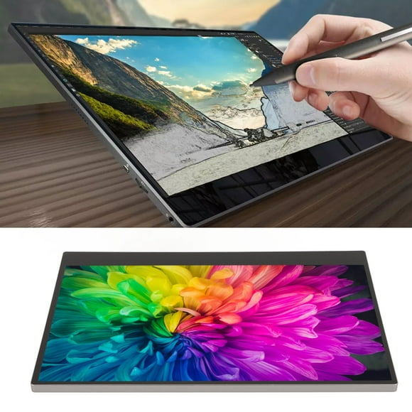 15.6 Inch Portable External Monitor, 4K 3840x2160 IPS LED Gaming Touchscreen Monitor, with Micro HD Multimedia Interface, USB C, for Xbox, Switch, Laptop PC