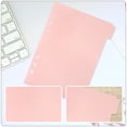 thumbnail image 2 of LEORX Detachable Tab Dividers PP for Home Office Binder 6Set 8.3x5.8x0.04In, 2 of 8