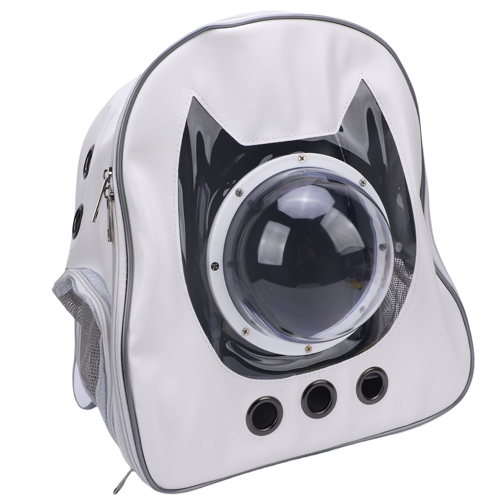 Fat Cat Backpack Carrier, Large Space Transparent Window Cat Travel Backpack Carrier Breathable Pet Travel Carrier Travel Carrier Backpack for Outdoor Camping HikingAirline