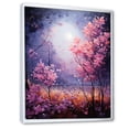 thumbnail image 2 of Designart "Lilacs Lilac Charm II" Floral Floater Framed Canvas Print, 2 of 7