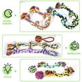 thumbnail image 6 of SHARLOVY Large Tough Chew Toys, 9-Piece Indestructible Cotton Puppy Teething Tug Set for Aggressive Chewers, 6 of 9