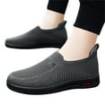 thumbnail image 4 of kamemir Shoes Men Men's Casual Slip-on Loafers Stretch Shoes(Grey,11), 4 of 6