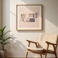 thumbnail image 6 of Dollhouse inventory / beige - Photography Mid-Century Modern Pastel Fashion Minimalist Unframed Wall Art Print 24 x 24 inches, 6 of 9