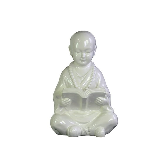 Urban Trends Ceramic Meditating Buddhist Acolyte Figurine