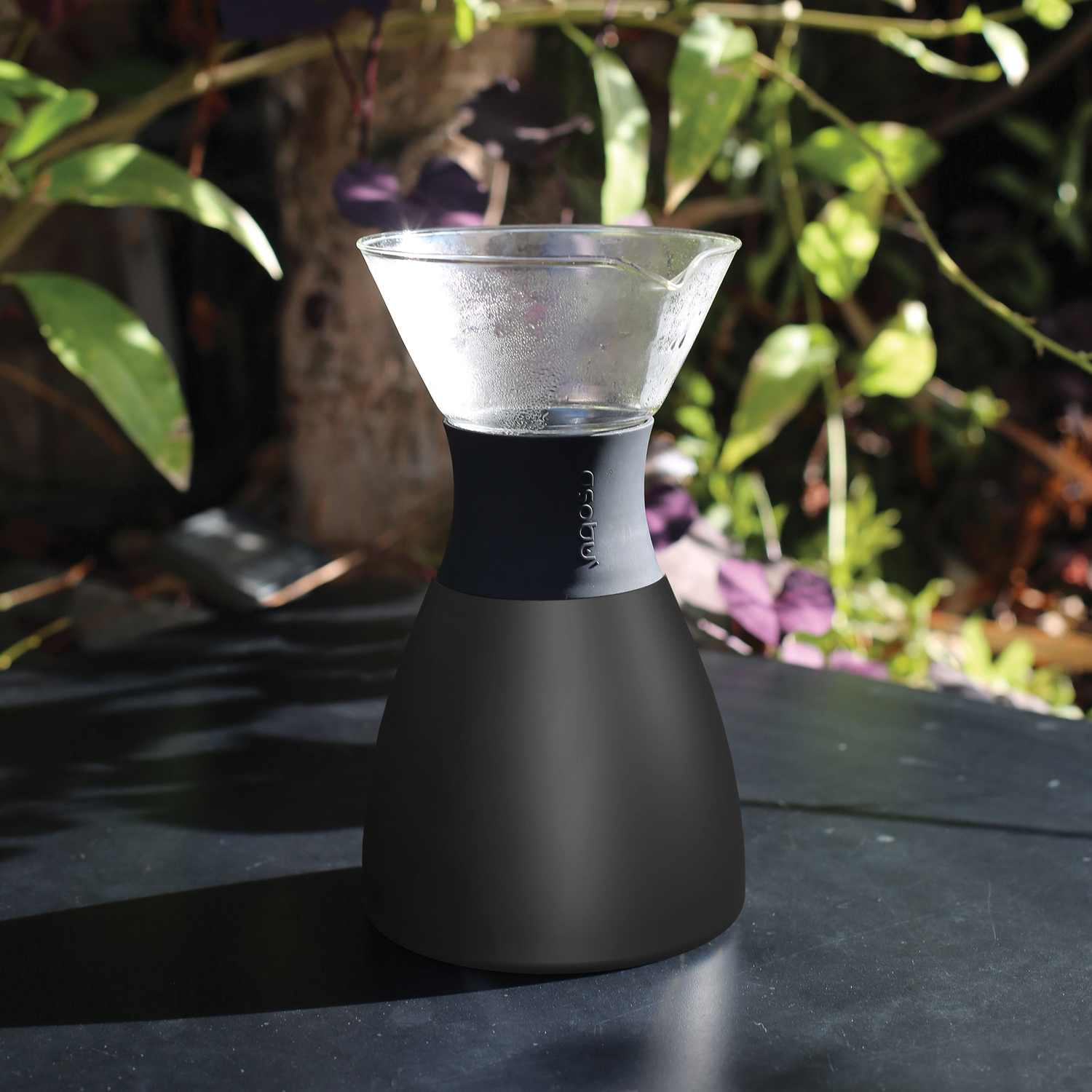 ASOBU 34-Oz. Insulated Pour Over Coffee Maker with Removable Carafe, Black