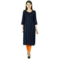 thumbnail image 2 of Phagun Ethnic Bollywood Kurti Hand Work Rayon Kurta Women Tunic Dress, 2 of 2