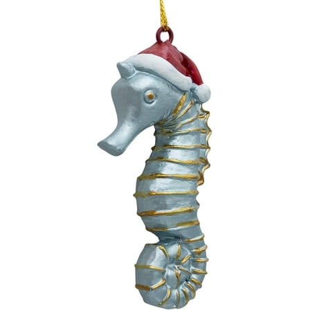 Seahorse Christmas Tree Coastal Nautical Beach Ornament