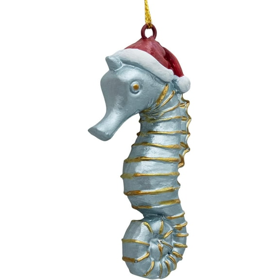 Seahorse Christmas Tree Coastal Nautical Beach Ornament