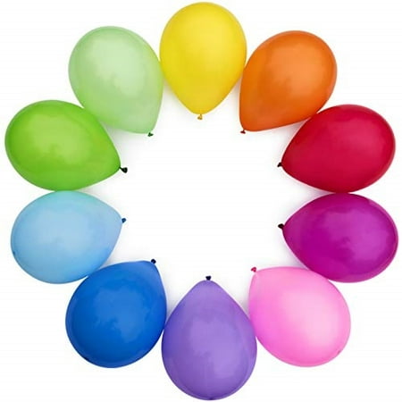 Best Balloons Assorted Color For Party 12 Inches Bulk 100 pcs Helium Quality (Best Balloons For Nitrous Oxide)