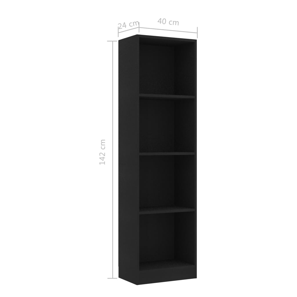 Kepooman 4-layer Open Book Cabinet, Floor Cabinet for Bathroom, Side Corner Storage Cabinet for Home, Nature Kepooman 4-layer Open Book Cabinet, Floor Cabinet for Bathroom, Side Corner Storage Cabinet for Home, Nature