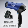 thumbnail image 2 of Conair Turbo Styler Ionic Shine Hair Dryer, 1875 Watts, Concentrator & Diffuser Included, 2 of 8