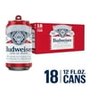 Budweiser Beer, 18 Pack Beer, 12 fl oz Cans, 5% ABV, Domestic