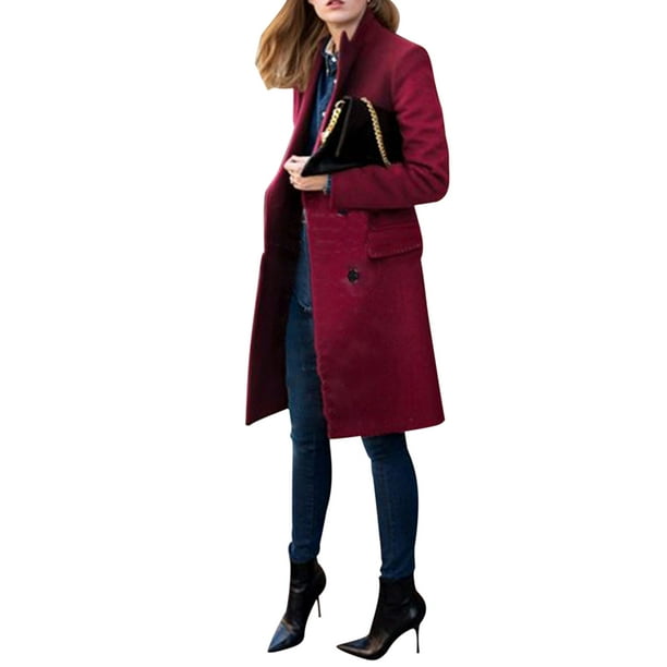 Double Ted Trench Coat Jacket, Pea Coat And Cowboy Boots