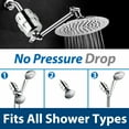 thumbnail image 6 of iSpring SF3S 15-Stage High Output Universal Shower Filter with Replaceable Cartridge, Better Skin, Softer Hair, and Stronger Nails, Chrome, 6 of 8