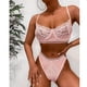 thumbnail image 2 of Conjunto de lencería para mujer, suave, elegante, de 2 piezas, sujetador y bragas de encaje para el día de San Valentín, 2 of 6