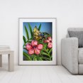 thumbnail image 3 of Pintura al óleo de flor de mariposa por número, artesanía a mano, imagen sin marco, adorno para el hogar Likrtyny decoración de arte, 3 of 9
