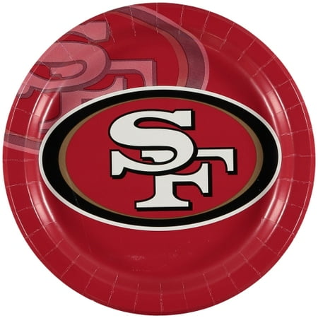 - San Francisco 49ers 8-Pack Dinner Plates - No Size