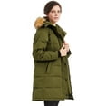 thumbnail image 3 of Orolay Women's Down Puffer Coat Winter Jacket with Adjustable Hood Armygreen 2XL, 3 of 5