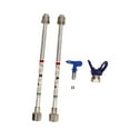 thumbnail image 1 of Varilla de extensión para herramienta de pulverización Accesorios para herramientas de pulverización Fácil de usar Profesional Reemplazar Plata, 1 of 8