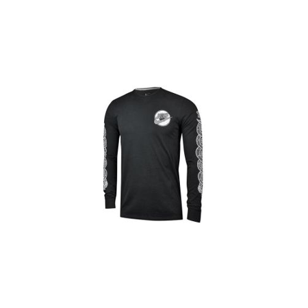 Nike Mens Huarache Long-Sleeve Crib Tee,Black/White,M