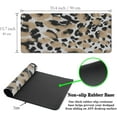 thumbnail image 6 of Gaming Mats XXL Keyboard and Mouse Pad - Extra Large Desk Mat for Men With Non-Slip Rubber Base 35.4 X 15.7 for Game Office, Animal Leopard Print, 6 of 7