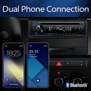 KENWOOD KDC-BT370U CD Car Stereo Receiver with Bluetooth, AM/FM Radio, Front High Power USB