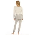 thumbnail image 3 of #FollowMe Womens Sleepwear Pant Set  Soft, Cozy Pajama Pants for Relaxing Evenings (Heather / Cream, Small), 3 of 3