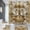 Ivory, variant on 4Pcs Spring Themed Shower Curtain Set with Rugs Vintage Butterflies Bathroom Sets Floral Shower Curtain with 12 Hooks Bathroom Decor with Rugs Bath Accessories with Mats Toilet Lid Cover