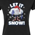 thumbnail image 3 of Trolls Movie - Christmas - Let It Snow - Cloud Guy - Juniors Fitted Graphic T-Shirt, 3 of 5