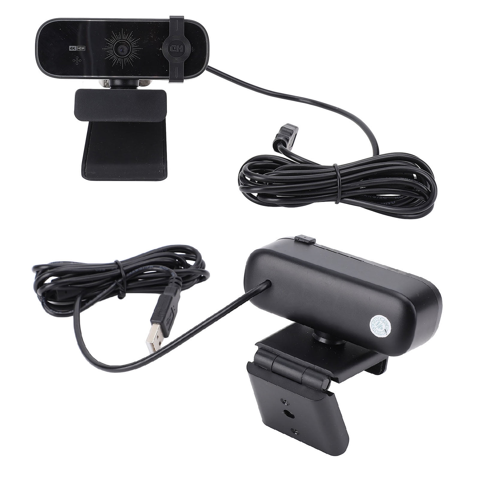 Webcam, PC Webcam USB Interface Accurate Autofocus 3840x2160 Resolution Remote Control  for Conference