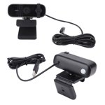 Webcam, PC Webcam USB Interface Accurate Autofocus 3840x2160 Resolution Remote Control  for Conference