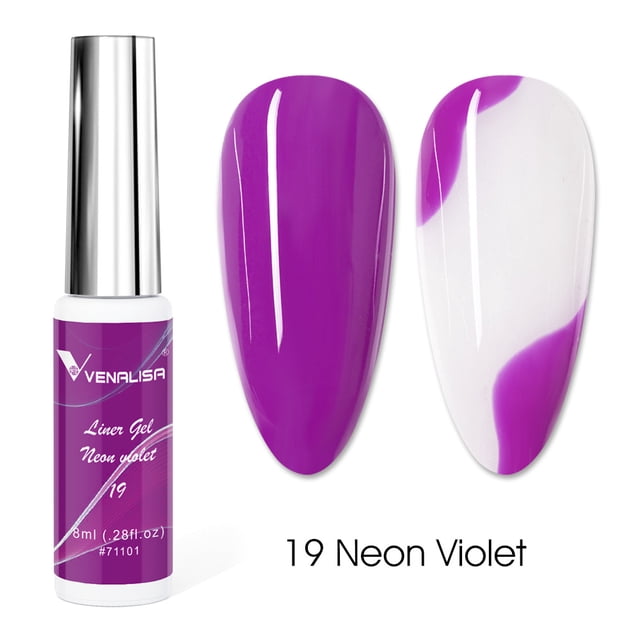 8ml VENALISA Liner Gel línea blanca esmalte de uñas francés 21 colores Soak Off UV/Gel de pintura LED hermoso barniz semipermanente