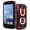 Red, variant on Unihertz Jelly Star,8GB 256GB,2000mAh, Android 13, Mini 3 inch,Led Light Transparent Backshell-Red/Blue
