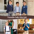 thumbnail image 5 of JASGOOD Kids Leather Belt for Boys Metal Free Hypoallergenic TSA Belt Boys Belt for Jeans Dress Casual, 5 of 8