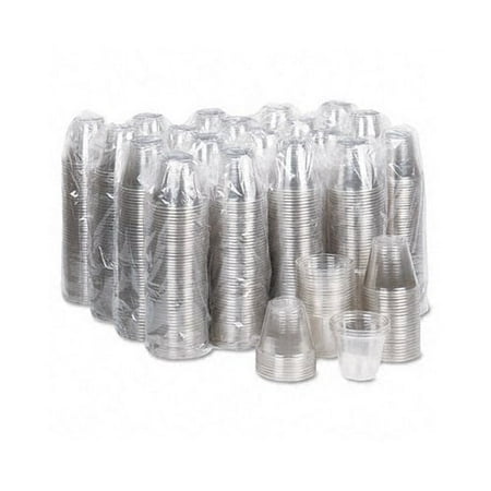 Dixie Plastic Pete Cold Cups, 9 Oz, Regular Size, 20 Packs of 50/Carton