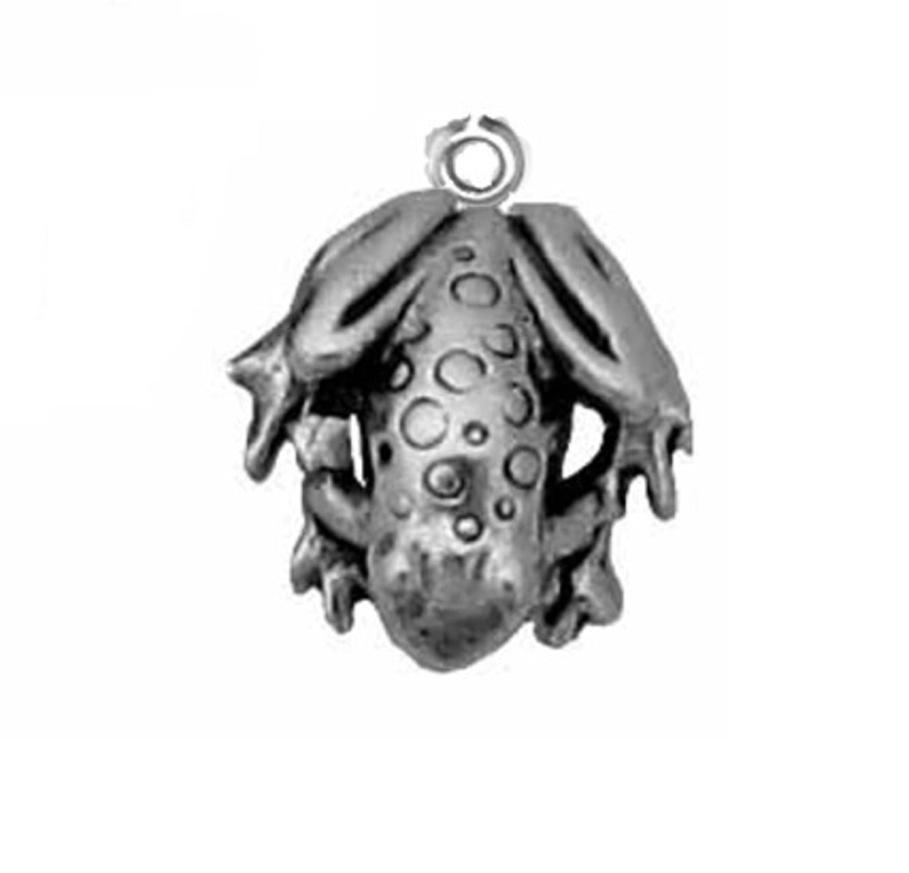 Sterling Silver 7 4.5mm Charm Bracelet With Attached 3D Pet Dog Bone Charm