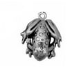 thumbnail image 1 of Sterling Silver 30" 1mm Box Chain 3D Mini Sitting Frog Pendant Necklace, 1 of 2
