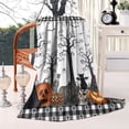 thumbnail image 2 of Halloween Night Scene Pattern Blanket,Comfortable Soft Flannel Throw Blanket,All Season,Warm Lightweight Blankets for Sofa Bed Couch Living Room Chair,40"x50", 2 of 4