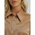 thumbnail image 3 of Wrangler Womens   Lainey Wilson  Satin Top L Gold, 3 of 6