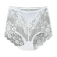 thumbnail image 2 of Zorckvet High Waist Panties for Women Lace Comfortable Underwear Tummy Control Plus Size Womens Briefs, 2 of 3