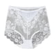 thumbnail image 2 of Puntoco Bragas para mujer de cintura alta, bragas de cintura alta sexys de encaje fino y transpirable de malla que levantan y controlan los glúteos, 2 of 3