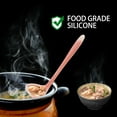 thumbnail image 4 of Uxcell 8.3" Silicone Soup Spoon Ladle Kitchen Serving Utensil for Cooking Baking Coral, 4 of 7