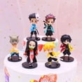 thumbnail image 5 of 6 piezas figuras de anime japonés figura de acción de PVC con base colección de anime estatuilla muñeca juguetes regalo para fanáticos niños, 5 of 5